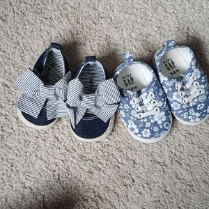 Pair of Denim Shoes in 3-6 Mo